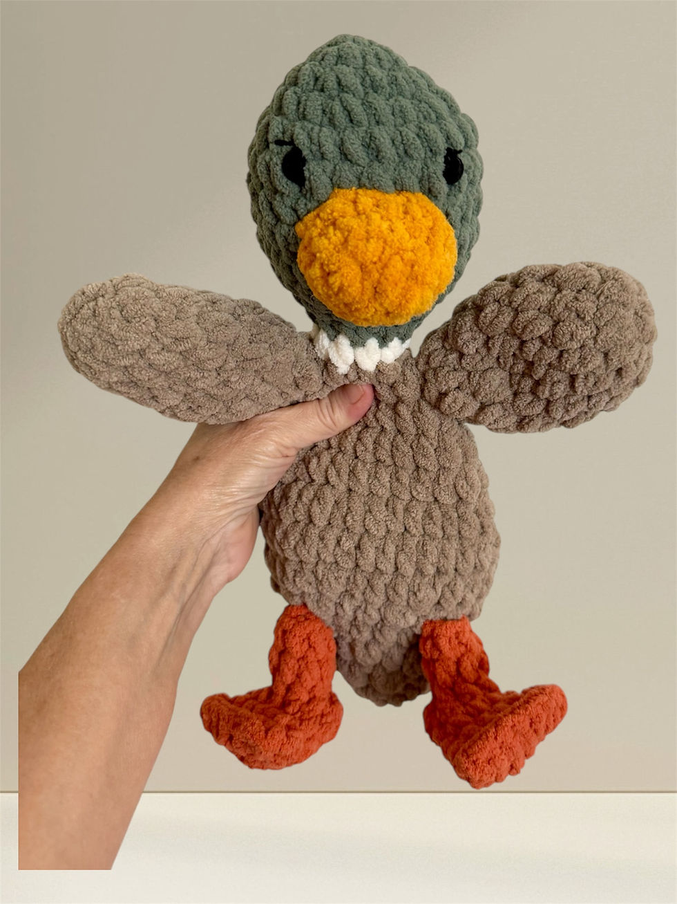 Thumbnail: The Mallard Duck Snuggle Crochet Toy