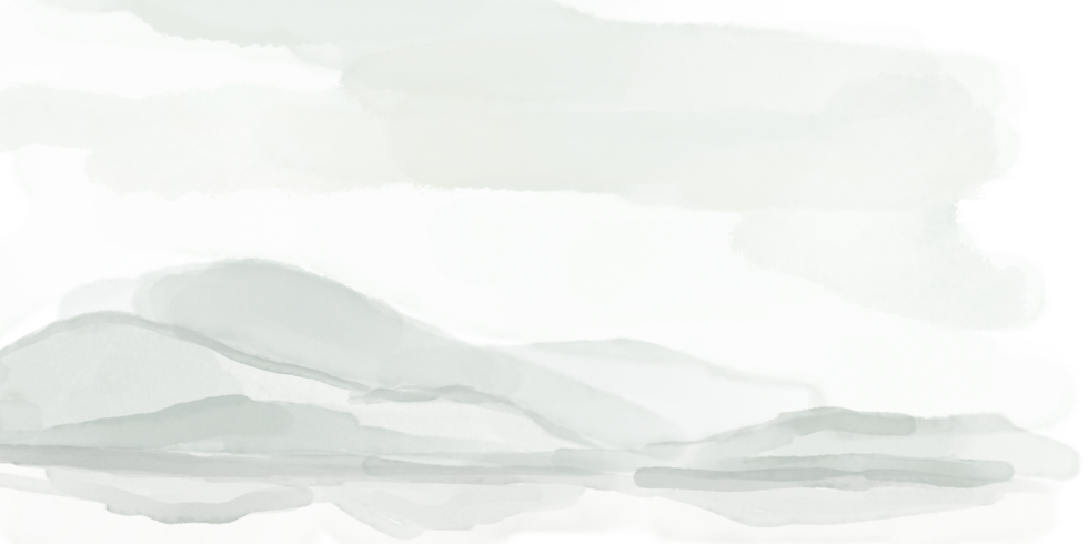 Watercolour mountains