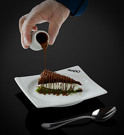 CARROT SHAPED BACLAVA Served with a layer of ice cream