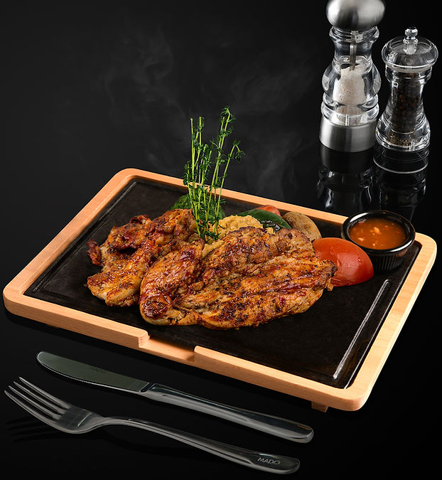 Grilled Half Chicken With Burghul