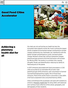 C40's Good Food Cities Declaration