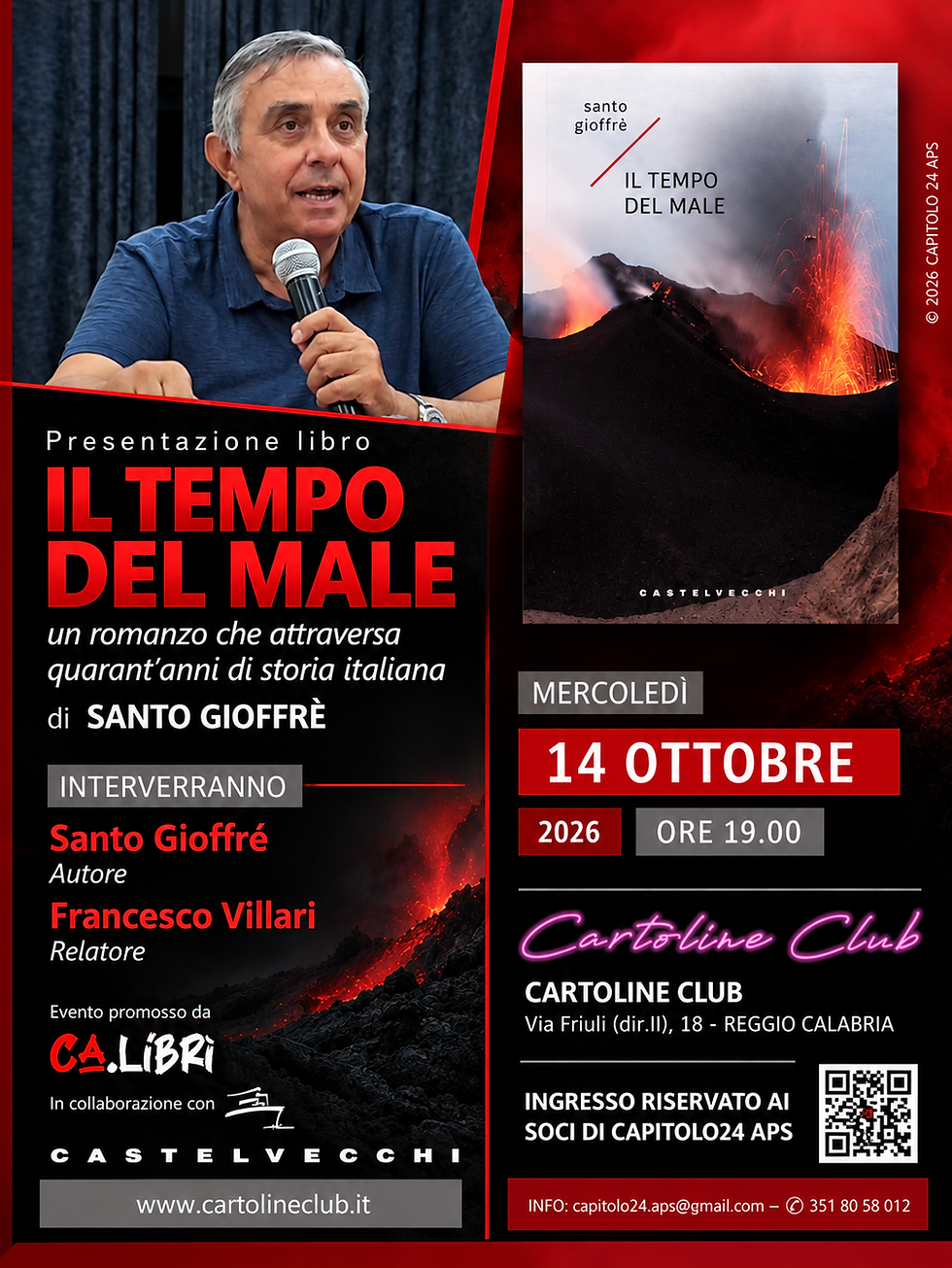 PRESENTAZIONE LIBRO: "IL TEMPO DEL MALE"