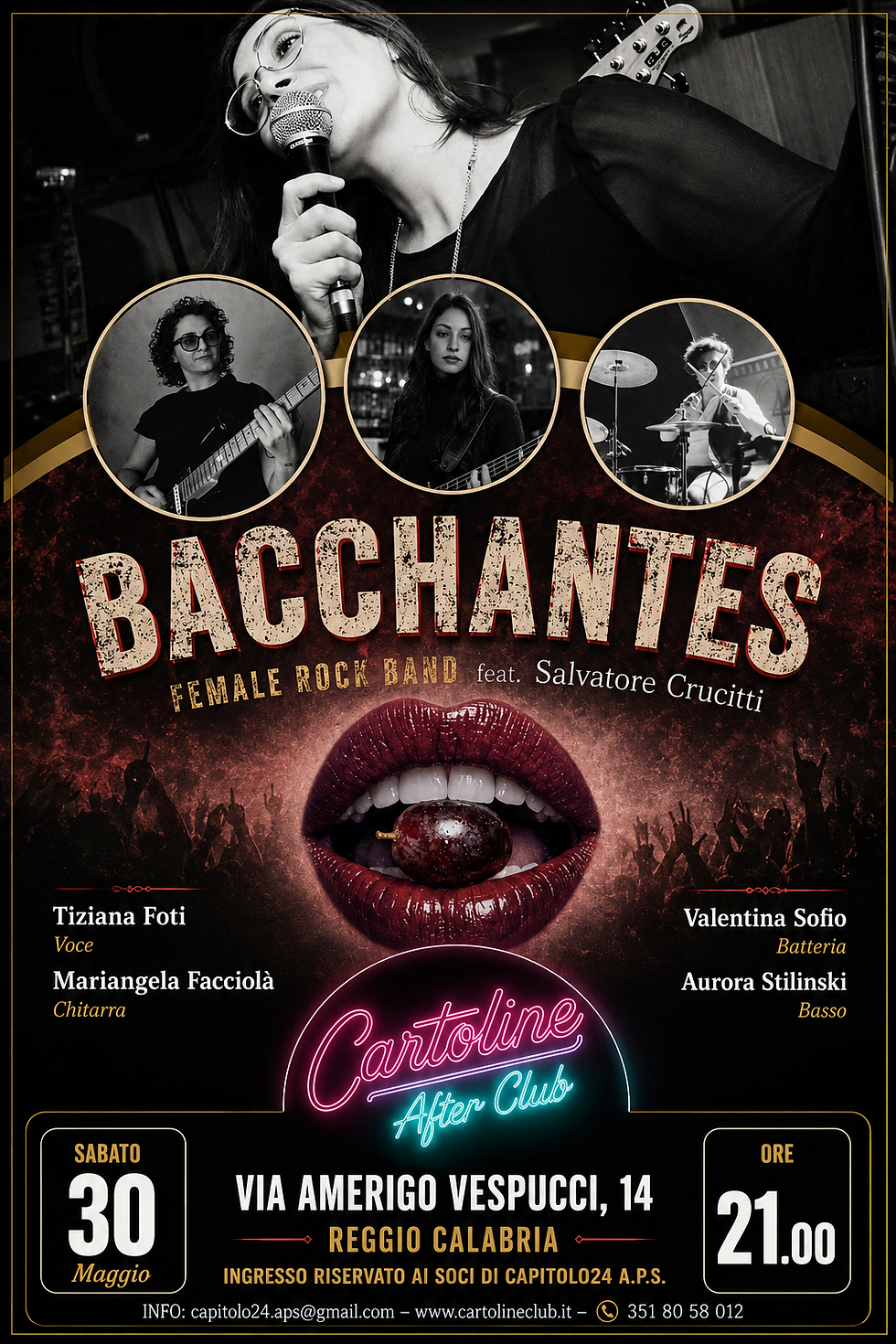 CONCERTO: LE BACCHANTES - FEMALE ROCK BAND