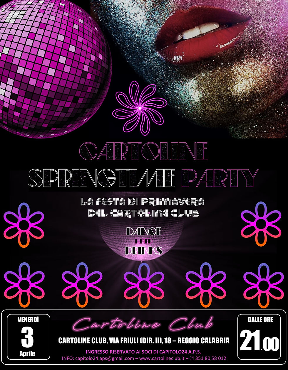 CARTOLINE SPRINGTIME PARTY: LA FESTA DI PRIMAVERA