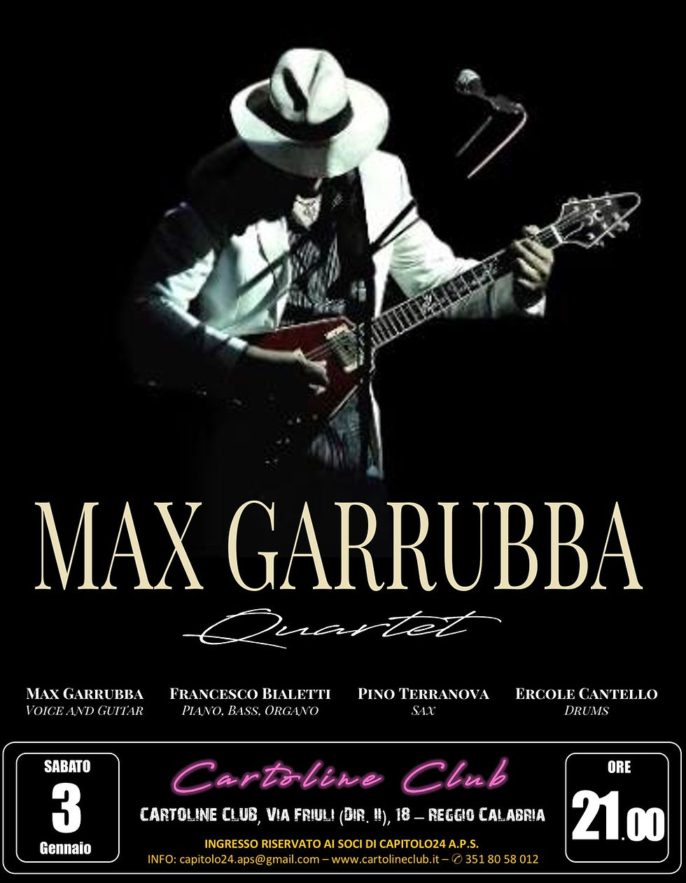 CONCERTO: MAX GARRUBBA QUARTET