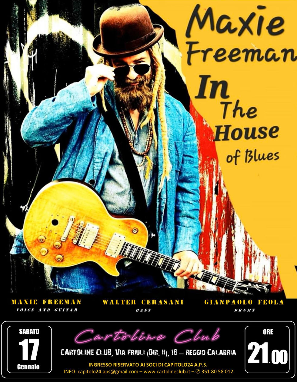 CONCERTO: MAXIE FREEMAN, IN THE HOUSE OF BLUES