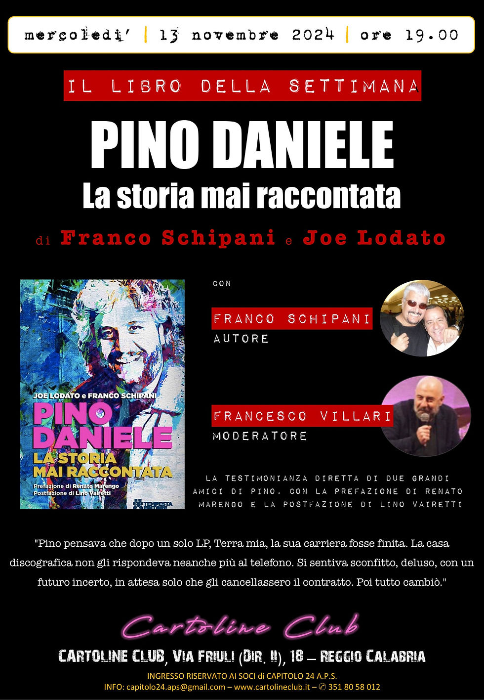 PINO DANIELE - LA STORIA MAI RACCONTATA