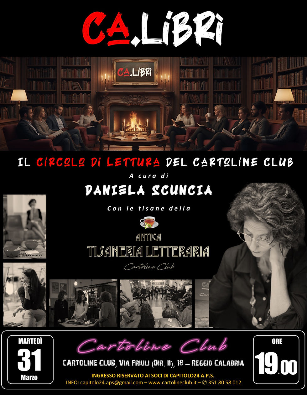 CA.LIBRÌ - IL CIRCOLO DI LETTURA DEL CARTOLINE CLUB