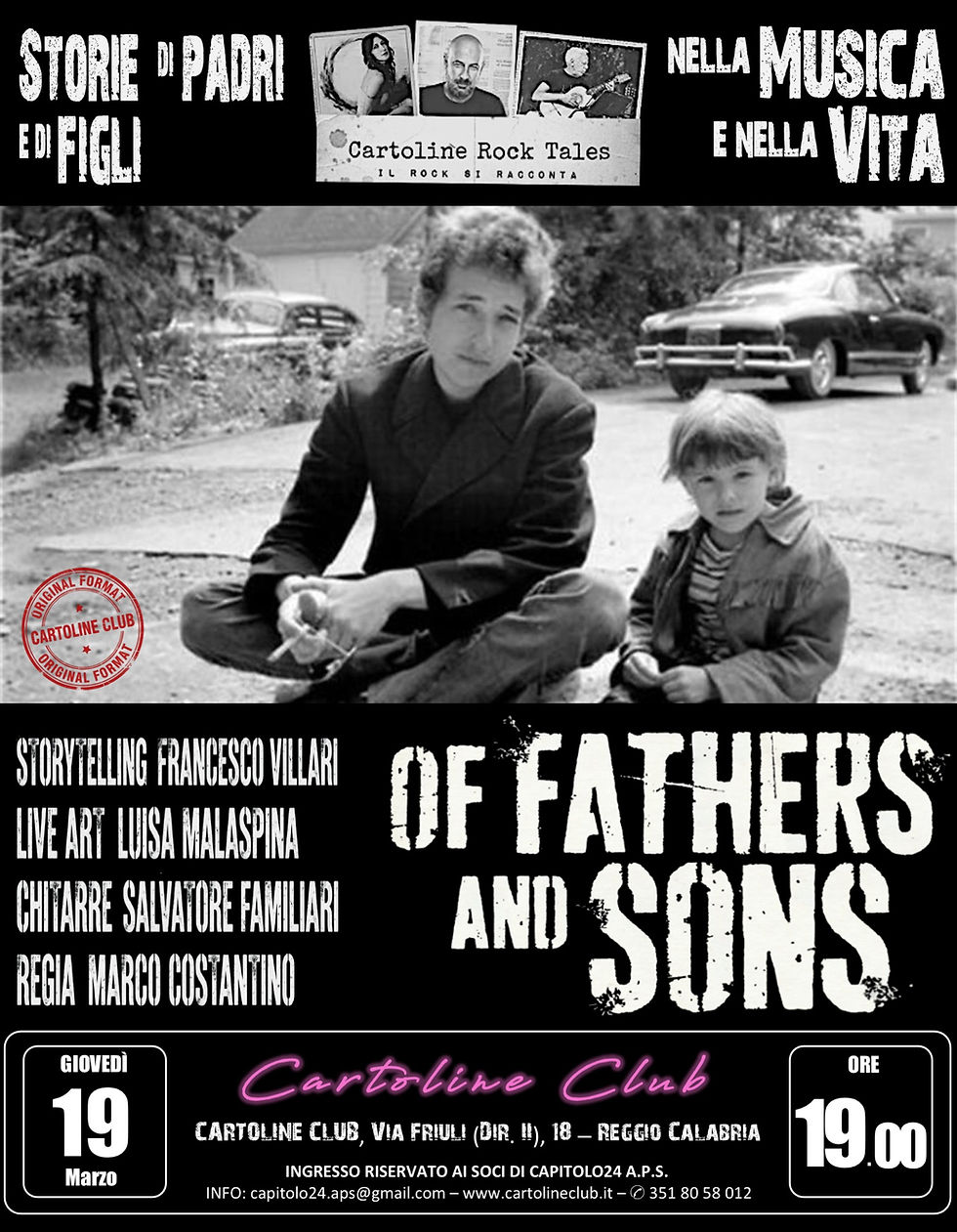 CARTOLINE ROCK TALES - STORIE DI PADRI E FIGLI