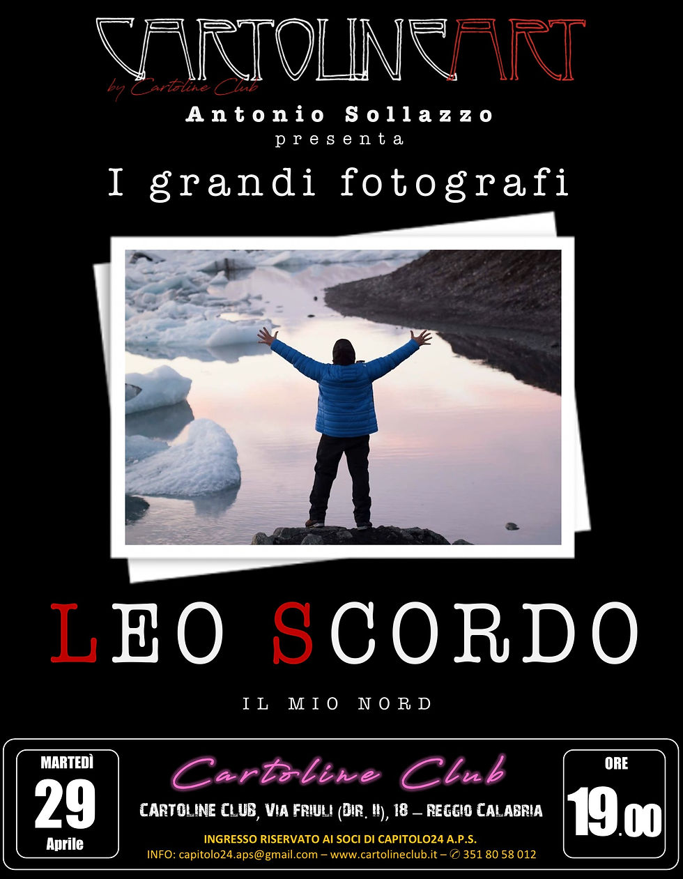 I GRANDI FOTOGRAFI: LEO SCORDO "IL MIO NORD"