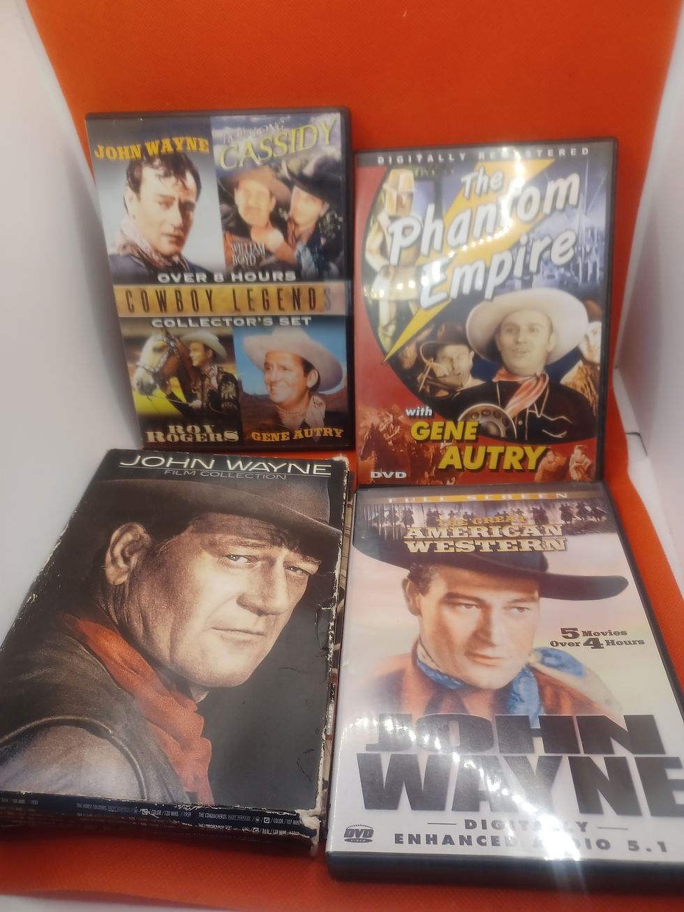 John Wayne + Gene Autry - 4 Films, The Phantom Empire, 10 Films & 5 Movies -4