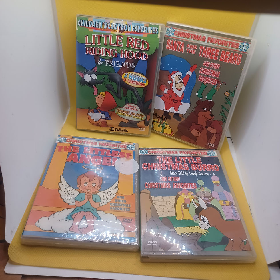 Christmas Favorites (3) , Children's Cartoon Favorites- 4 Dvds in Description
