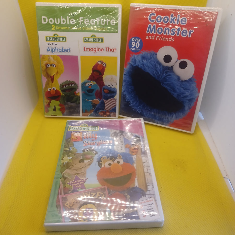 Sesame Street - lot of 3 *NEW * Dvds listed in Description