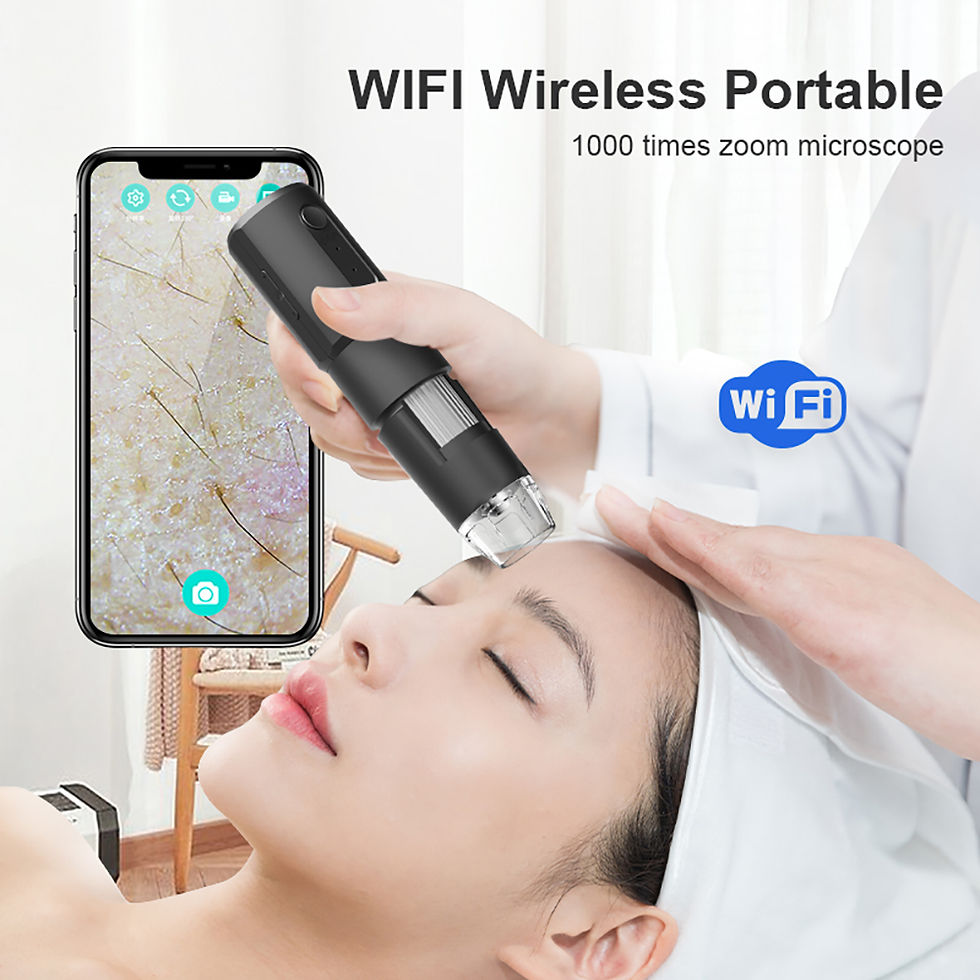 Küçük resim: Dijital Mikroskop 1000X Zoom Wifi USB Video Resim Kayıt Mikroskobu 8 Led