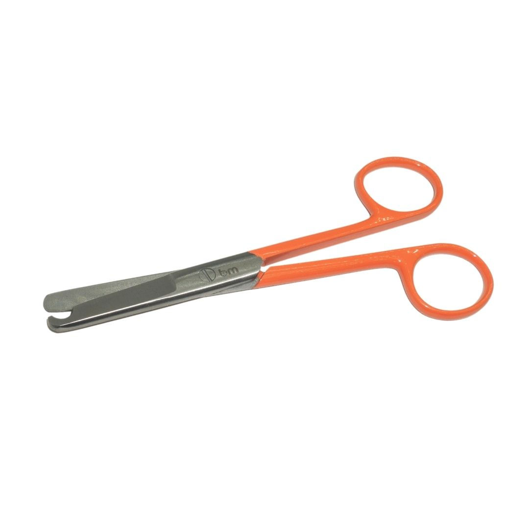 Mikrocerrahi Dikiş Alma Makası 5,5 inç Turuncu Çelik Eğitim Materyali