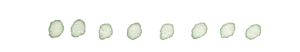 green watercolor dots