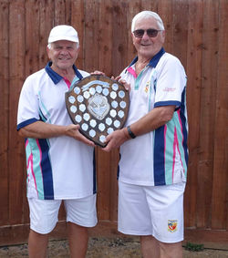 Mens Over 60s Pairs - Alan Leeks & Derek Wright (Framlingham Castle BC) - cropped