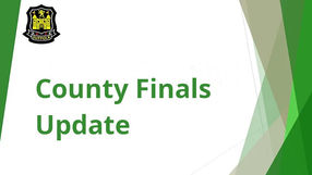 Men's County Final Programme Added