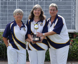 Ladies Triples - Chrissy Beamish, Sue Bard-Bodek & Sue Bernard (Borough of Eye BC)