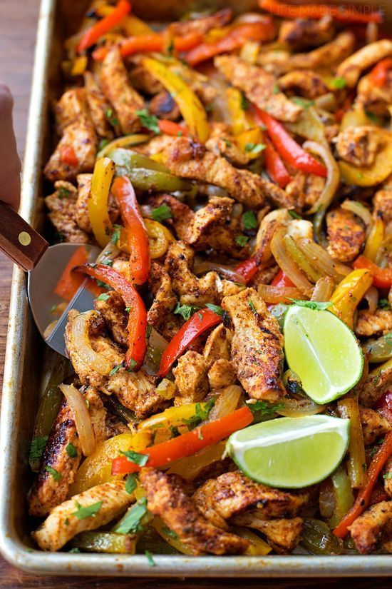 Miniatura: Fajitas de pollo para brunch