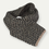 Thumbnail: Herringbone Scarf Taupe/Black