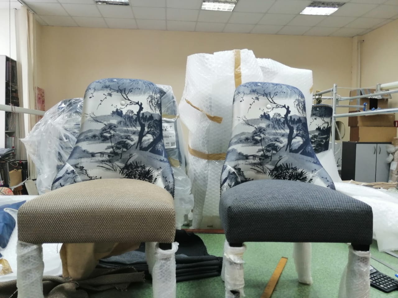 Стулья перетяжка обивки