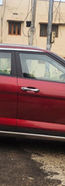 Red Hyundai Creta car, ideal for family car self drive rental in Vizag.