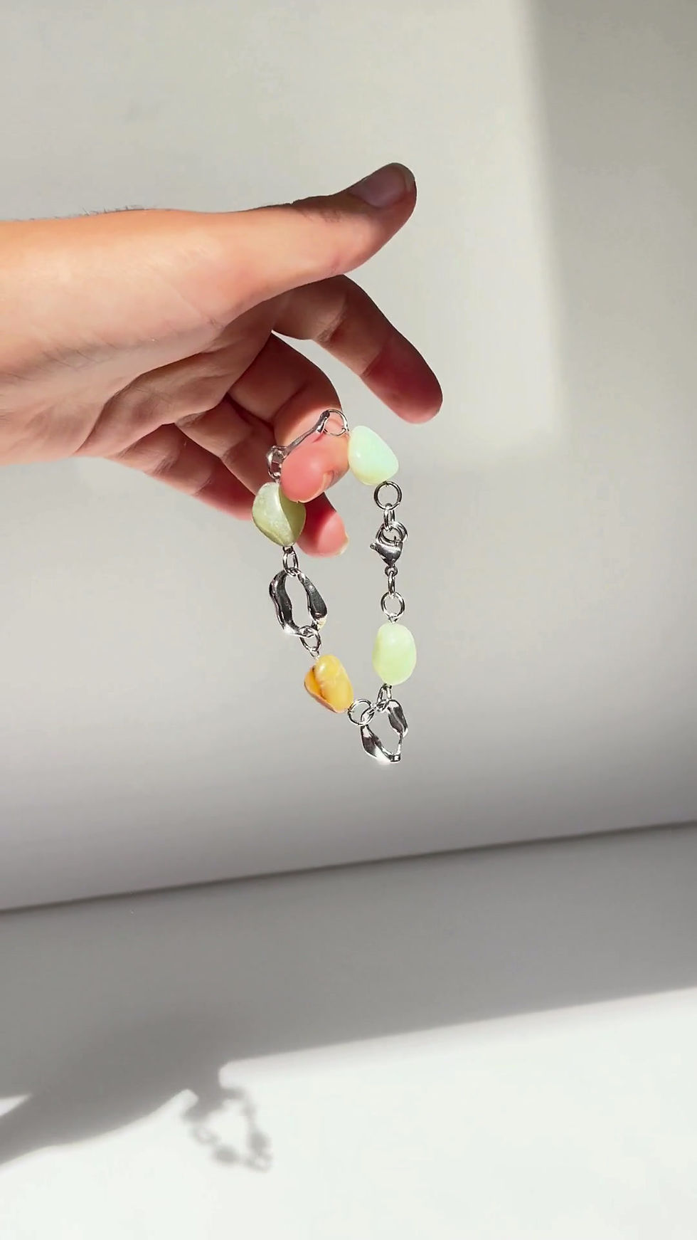Thumbnail: Jade Bracelet Silver
