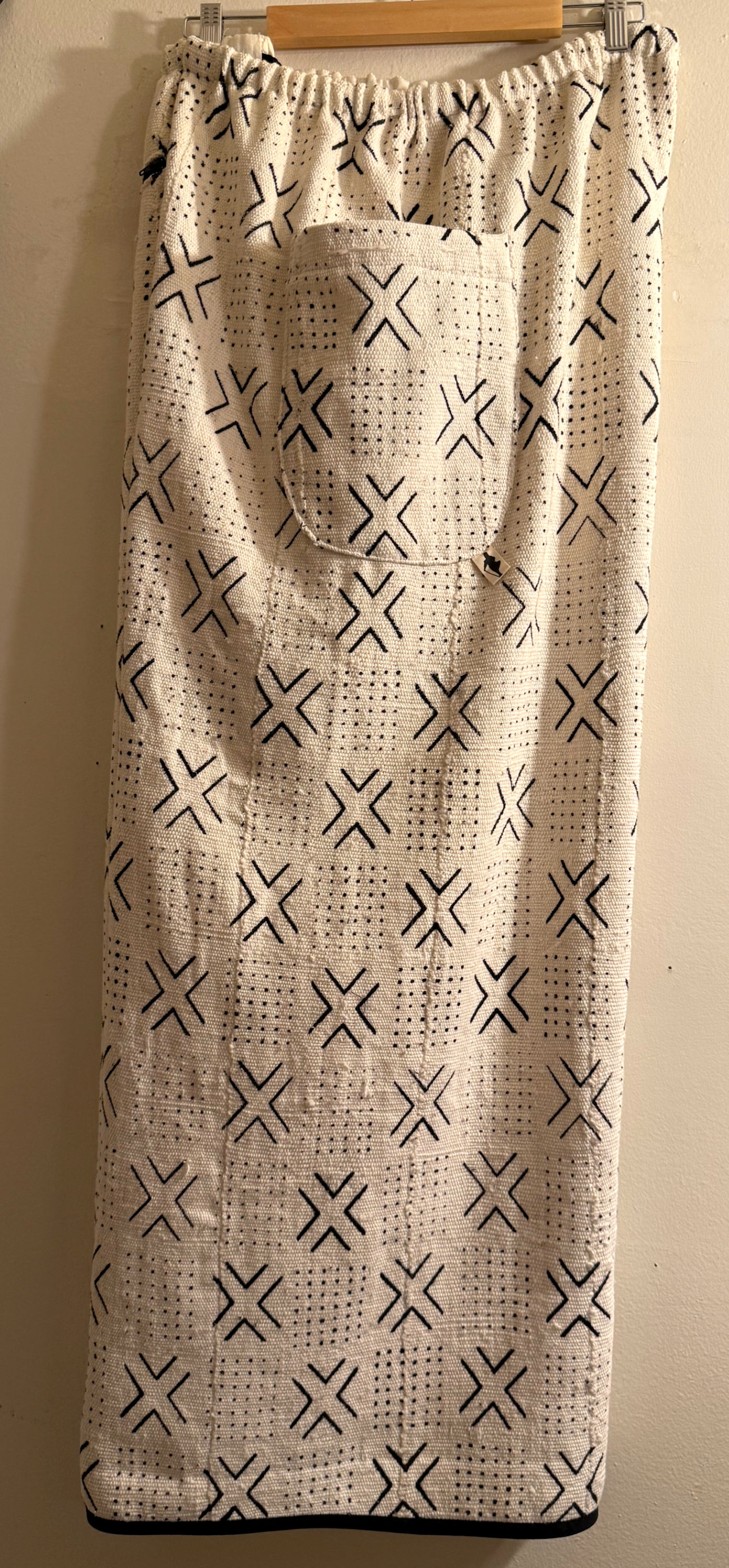 Authentic Off-White Mudcloth Pants - 3X