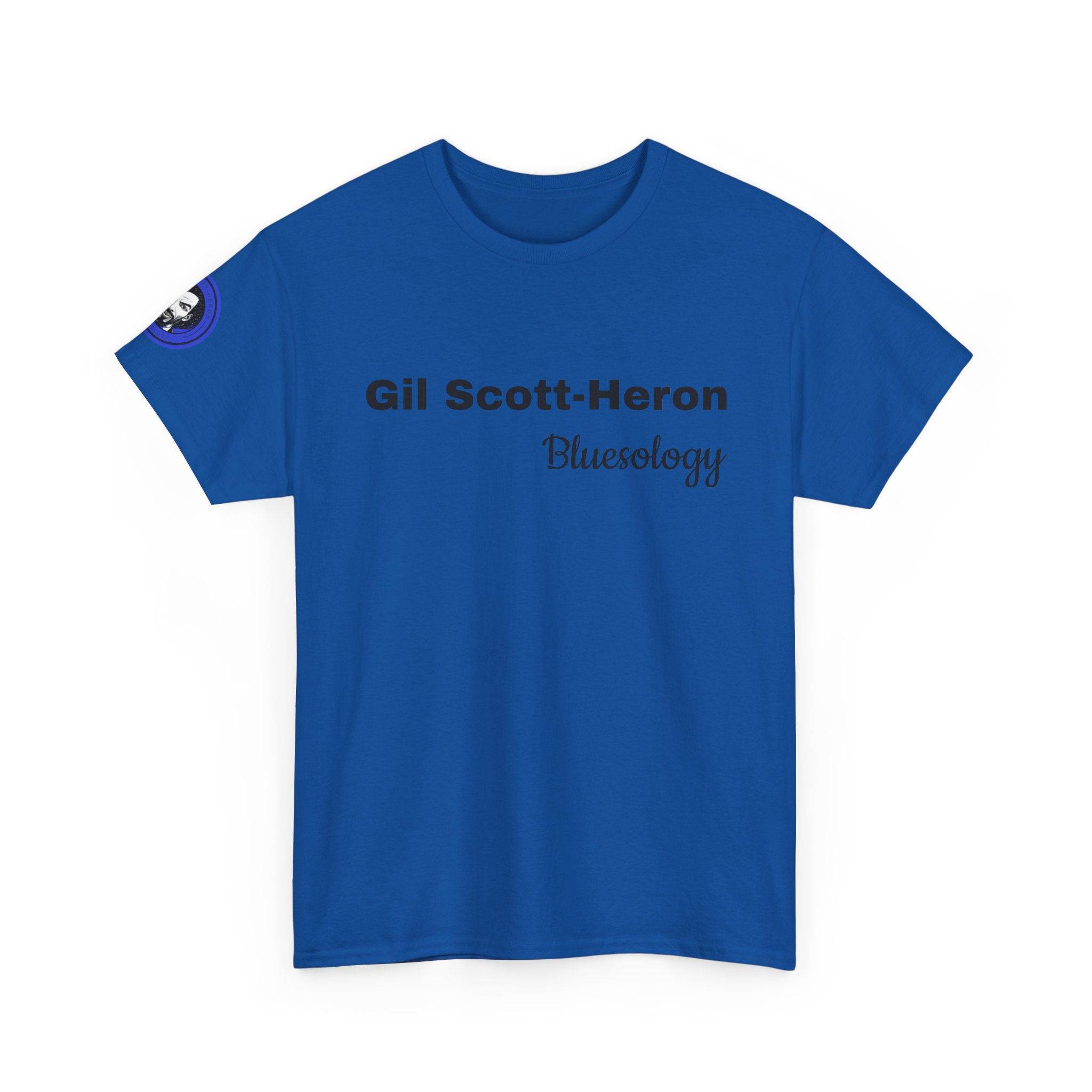 "Gil Scott-Heron Bluesology" Blue T-Shirt