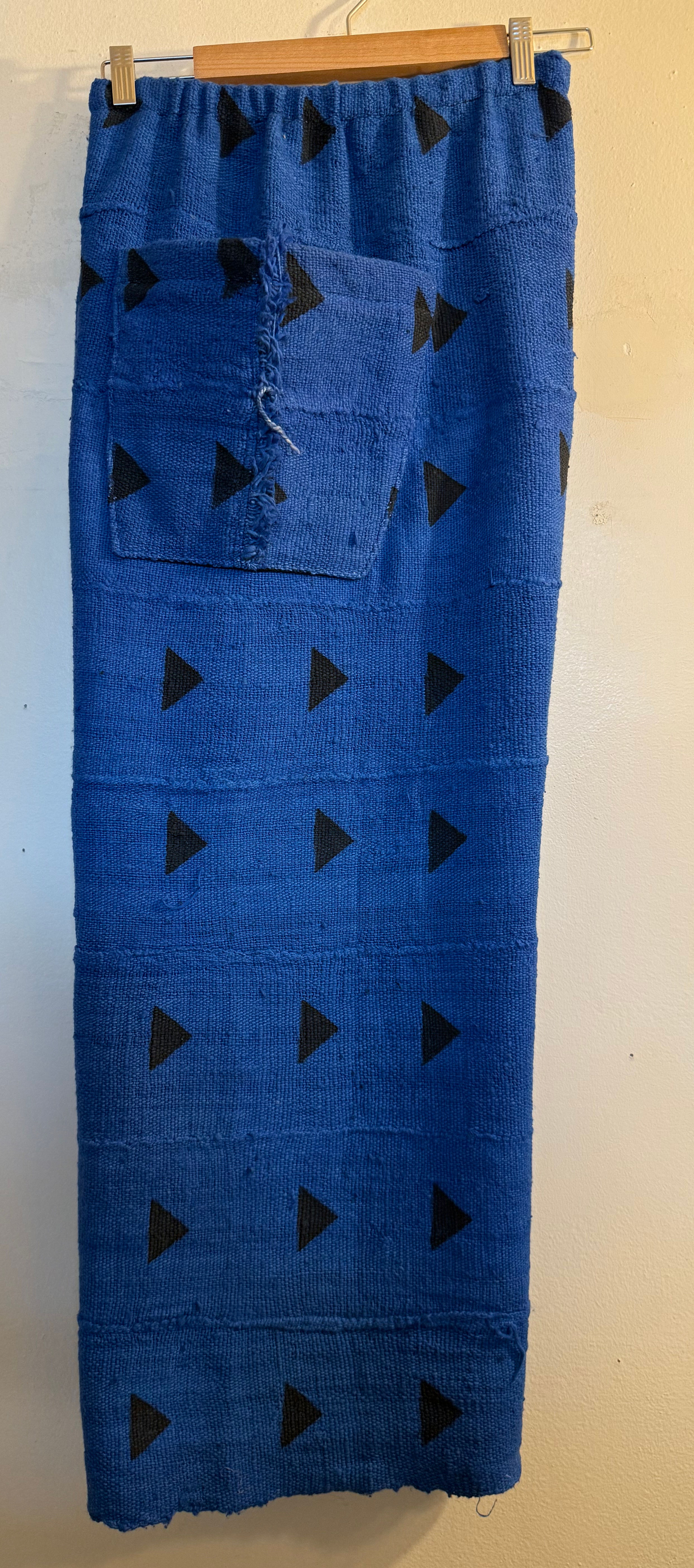 Blue Authentic Mudcloth Pants - 3X