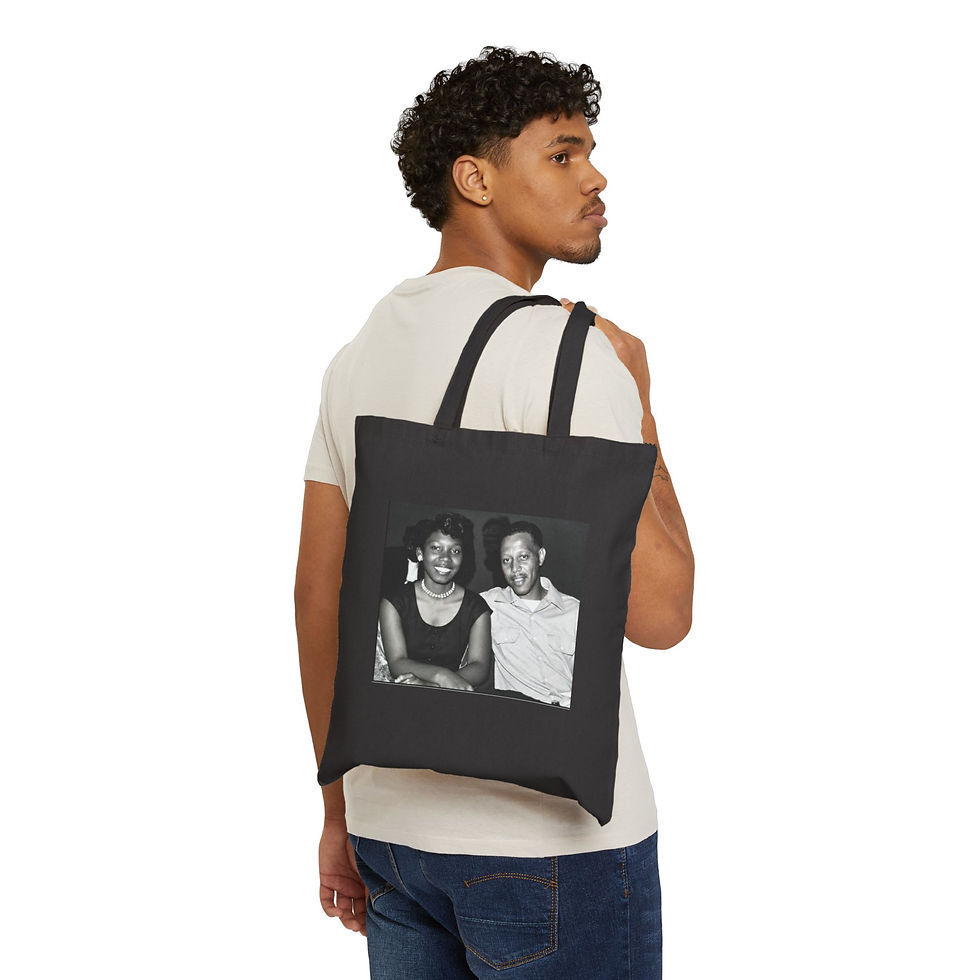 Thumbnail: "Red Murphy" Cotton Canvas Tote Bag