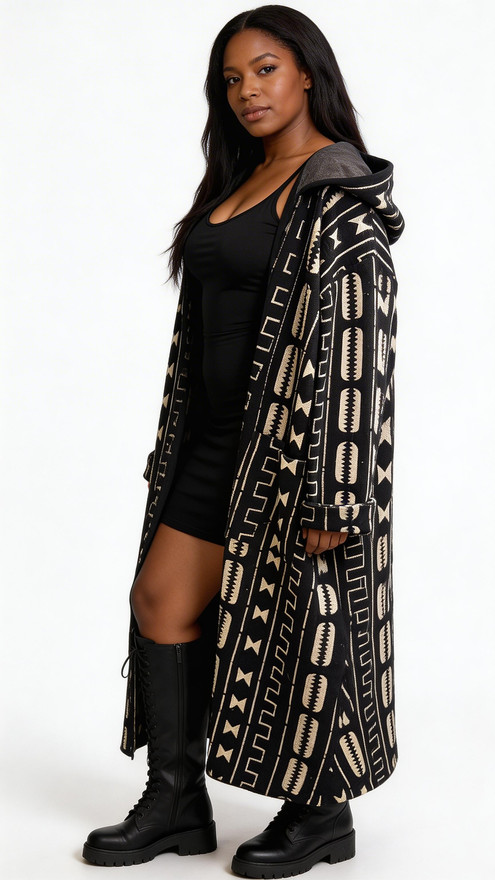 Thumbnail: Full Length Mudcloth Coat