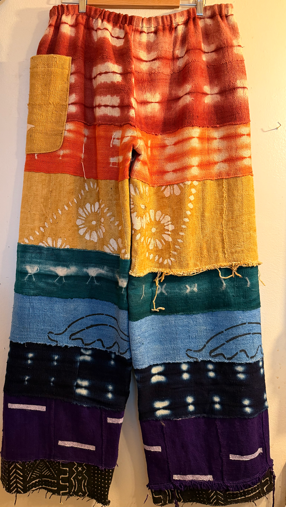 Thumbnail: Chakra Mudcloth Pants - 2X Tall