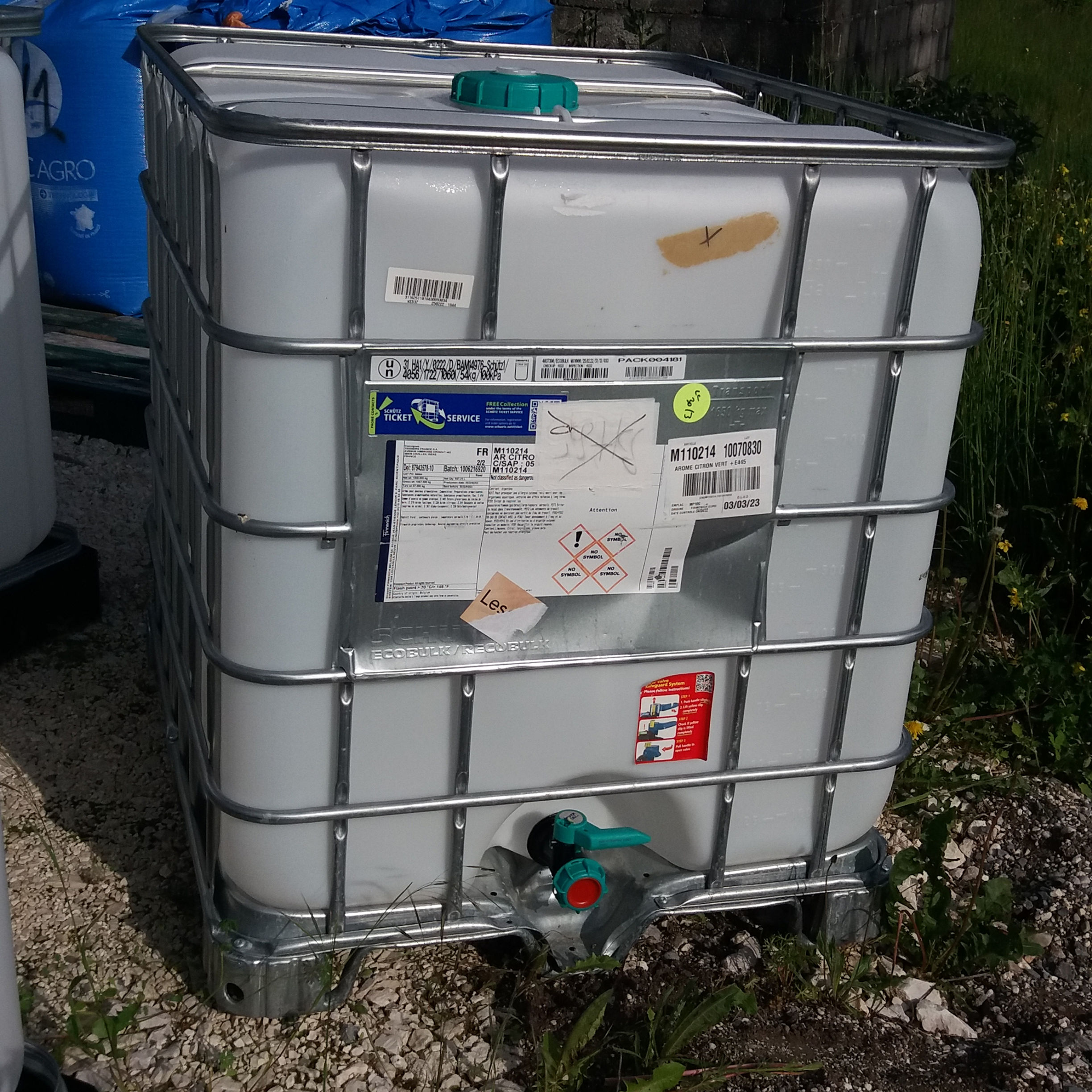 Cuve de Stockage d'eau de pluie