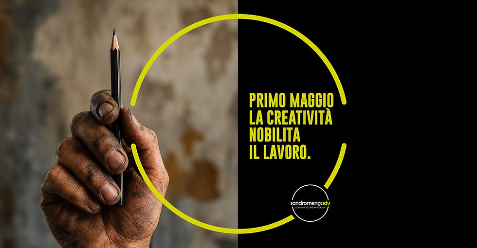 La creatività nobilita il lavoro.