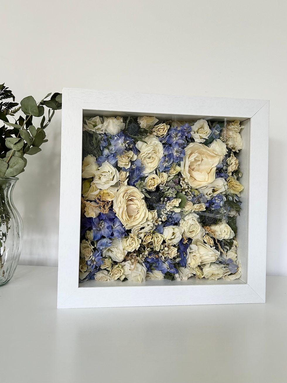 Thumbnail: Sympathy Bouquet Frame - Filled Flowers