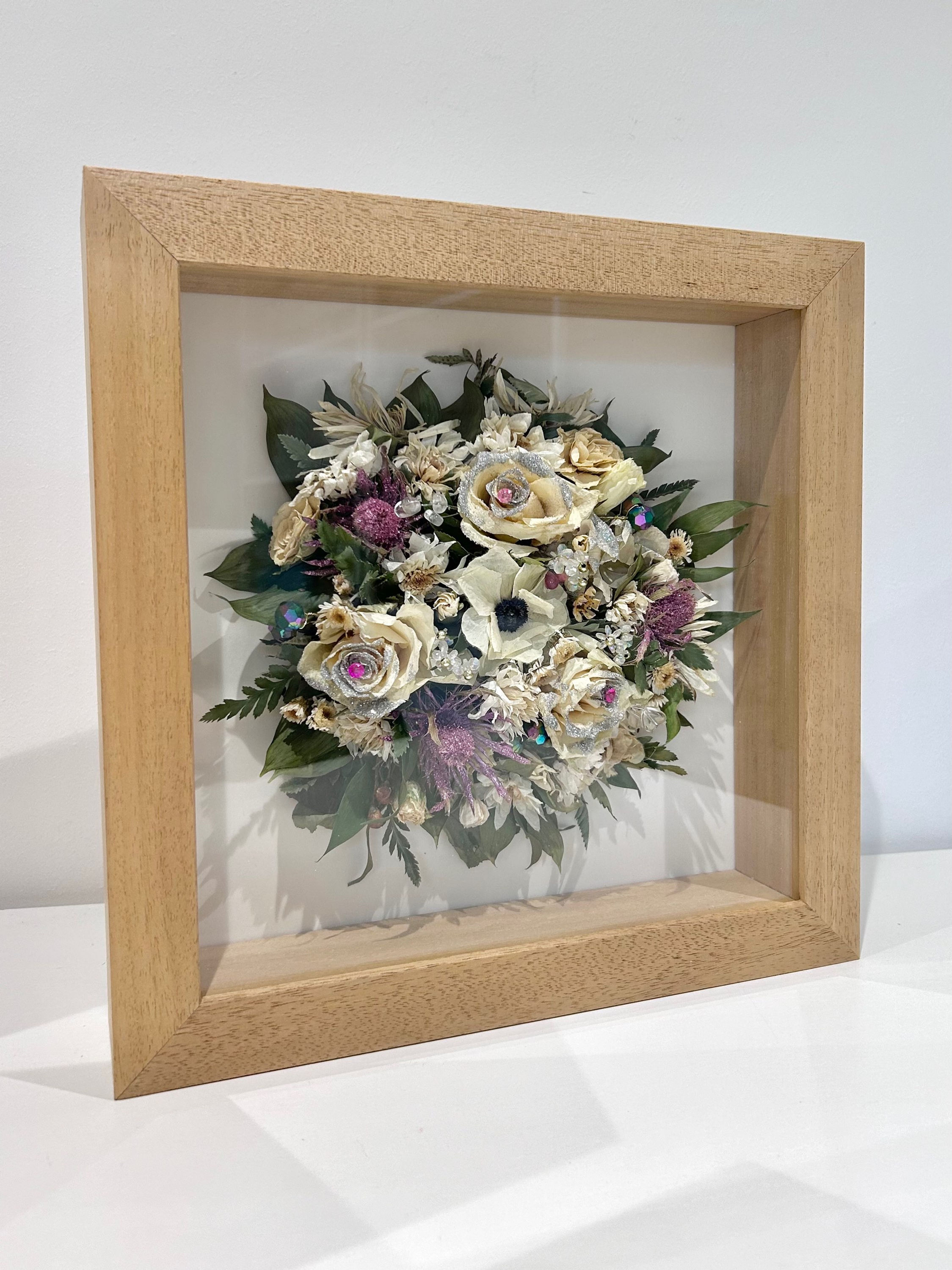 Sympathy Bouquet Frame - Birds Eye View