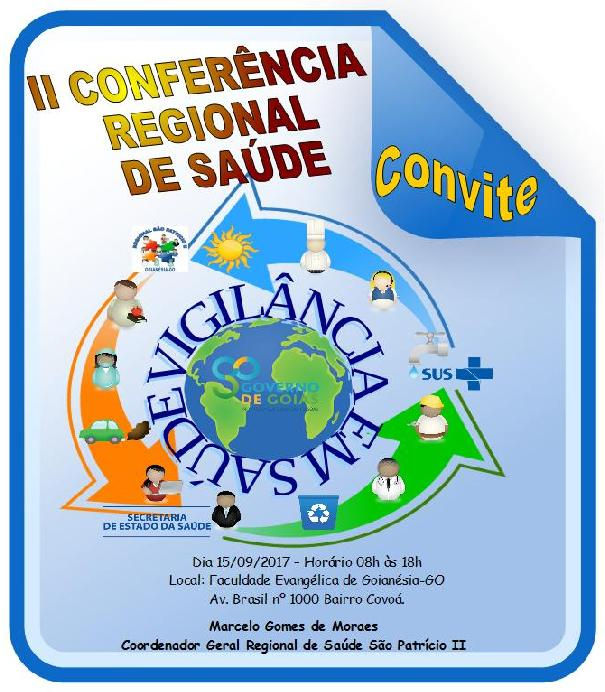 II Conferência Regional de Saúde São Patrício II - Vigilância em Saúde