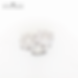1.02 carat natural diamond constellation earrings on 9 carat white gold 