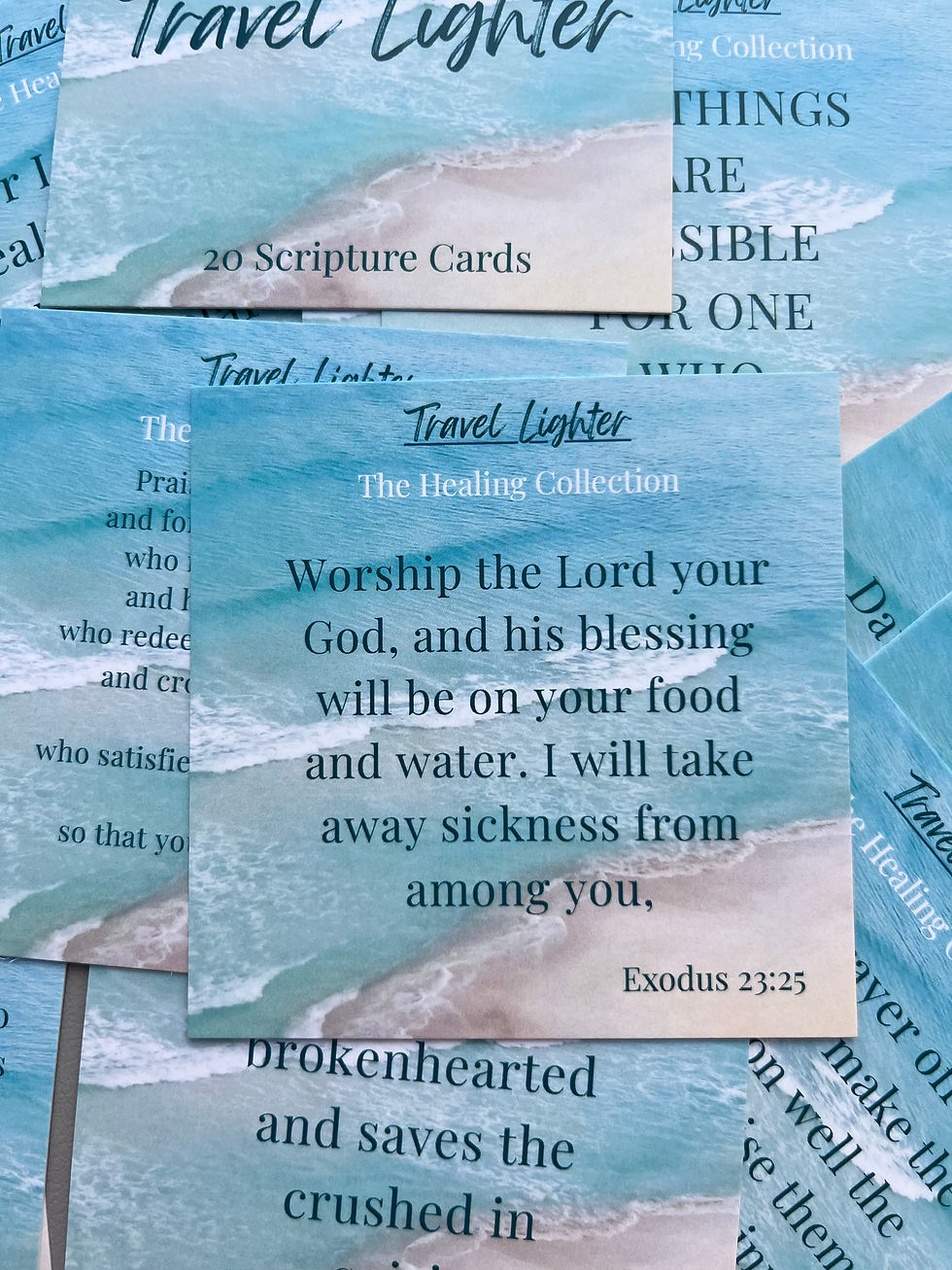Thumbnail: The Healing Collection -20 Scripture Cards