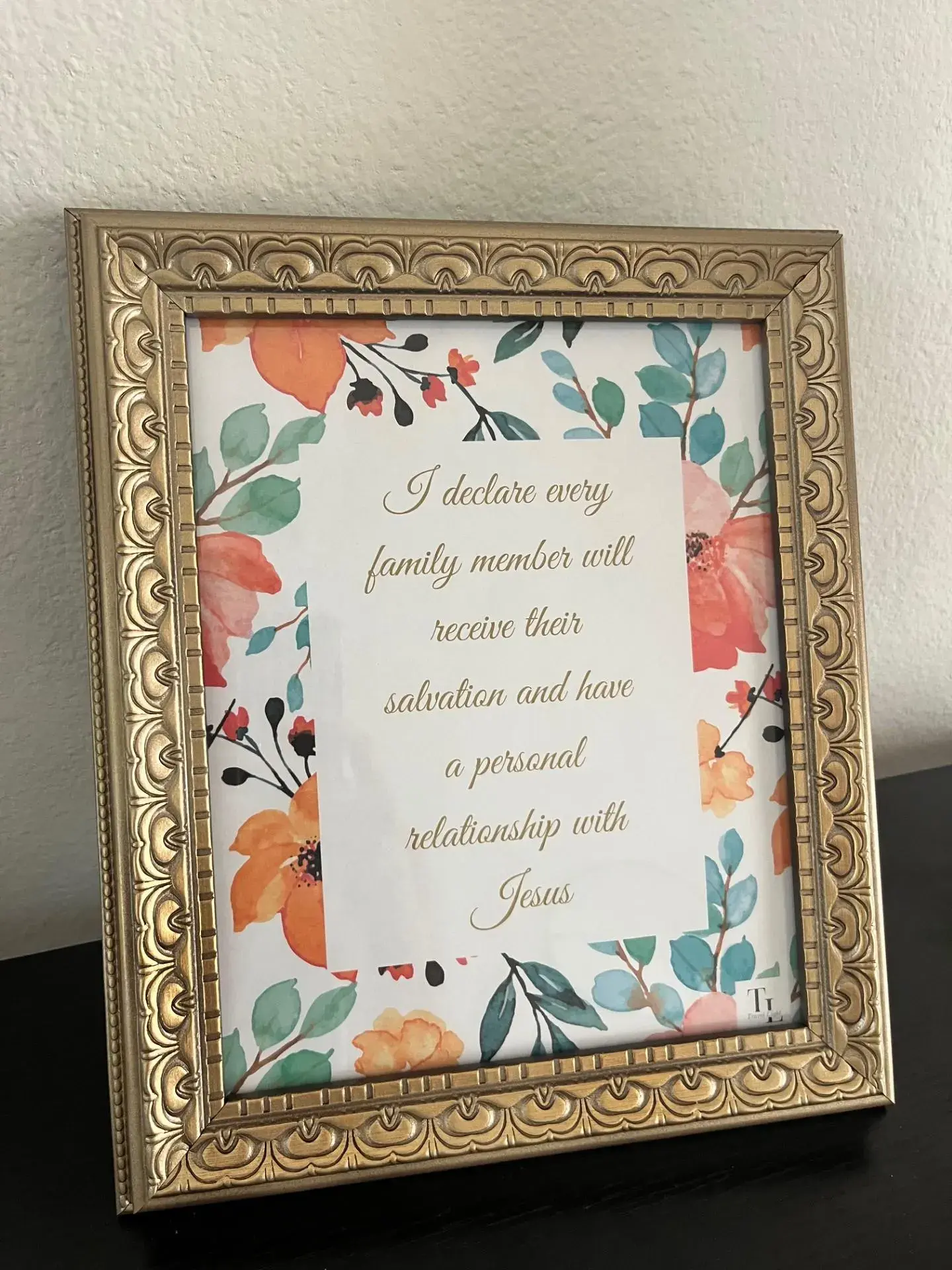 Declaration of Salvation for your family