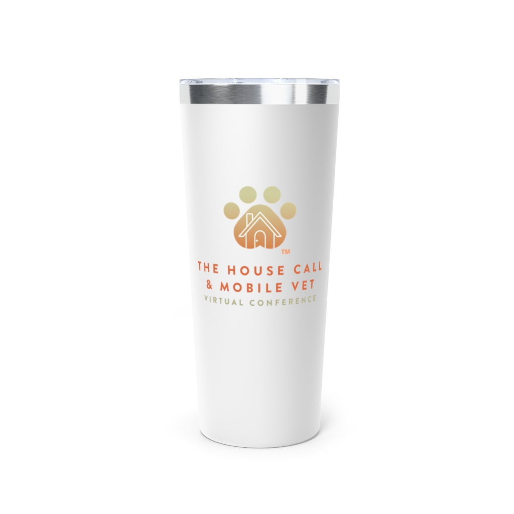 BPA free Copper Vacuum Insulated Tumbler, 22oz				