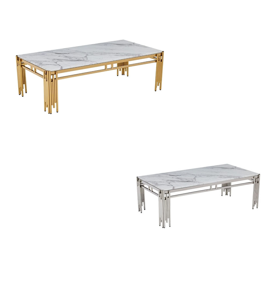 Modern Luxe Marble Coffee Table
