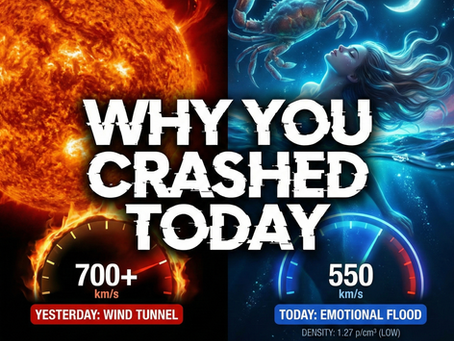 🛁 THE EMOTIONAL FLOOD: Deceleration, Low Density & The Cancer Moon