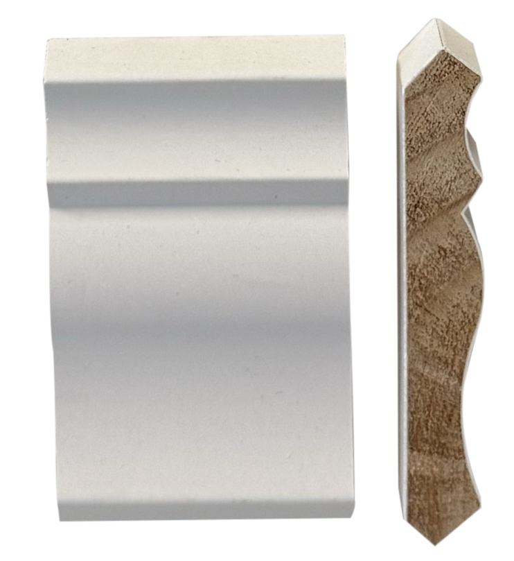 Thumbnail: Solid Pine Crown Molding - 9/16 x 3-5/8 x 16
