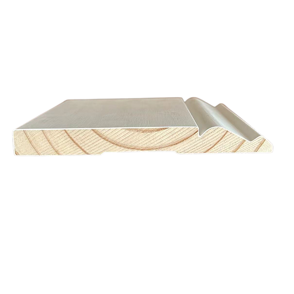 Thumbnail: Primed MDF Baseboard - 9/16 in x 5-1/4 in x 8 ft