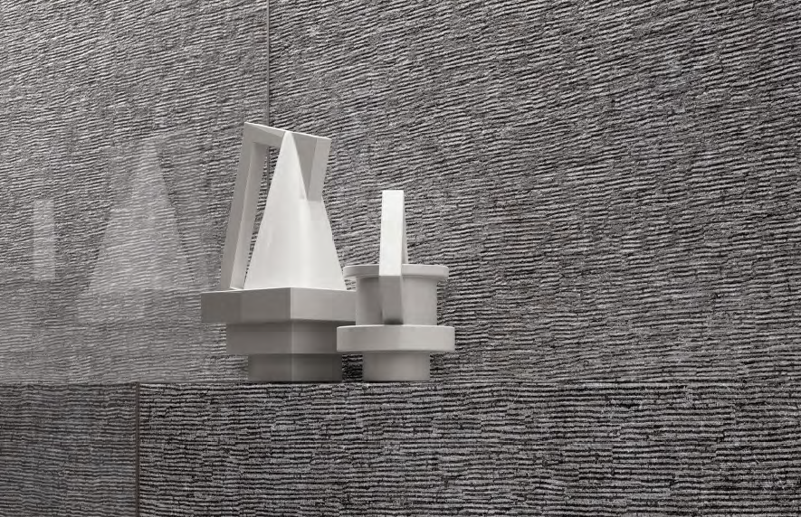 Thumbnail: Grain Stone Rullata Dark 24''x48''