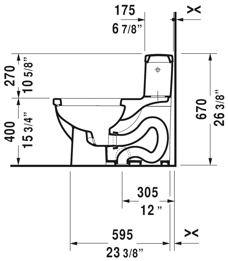 Thumbnail: Duravit Starck 3 One-Piece toilet for SensoWash®