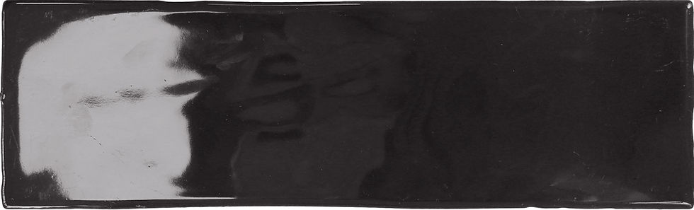 Thumbnail: Borgo Glossy Noir 2.6'' x 7.9''